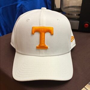New Era White Cap with Orange Tennessee Volunteers Logo